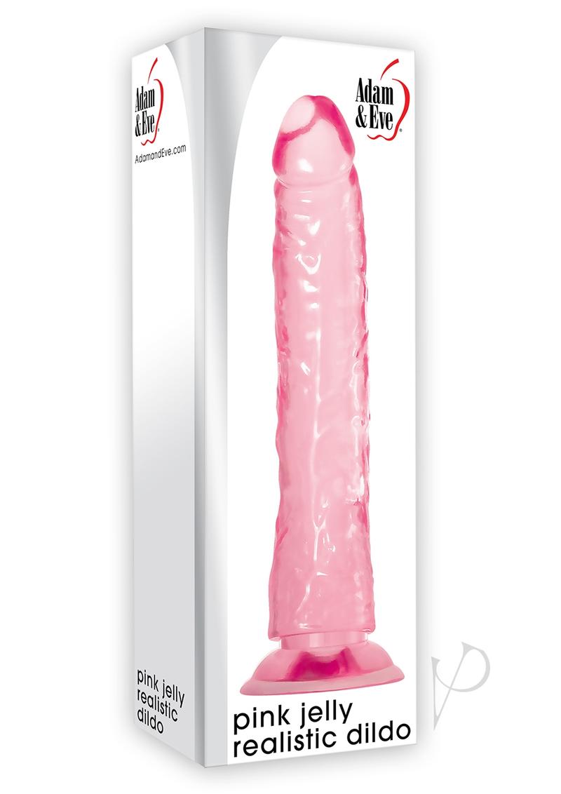 Pink Jelly Realistic Dildo