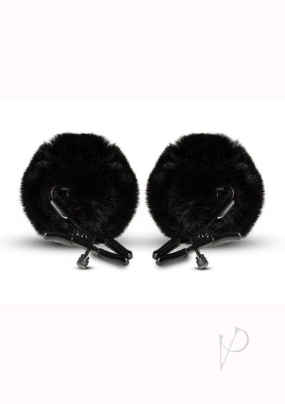 Noir Pom Nipple Clamps