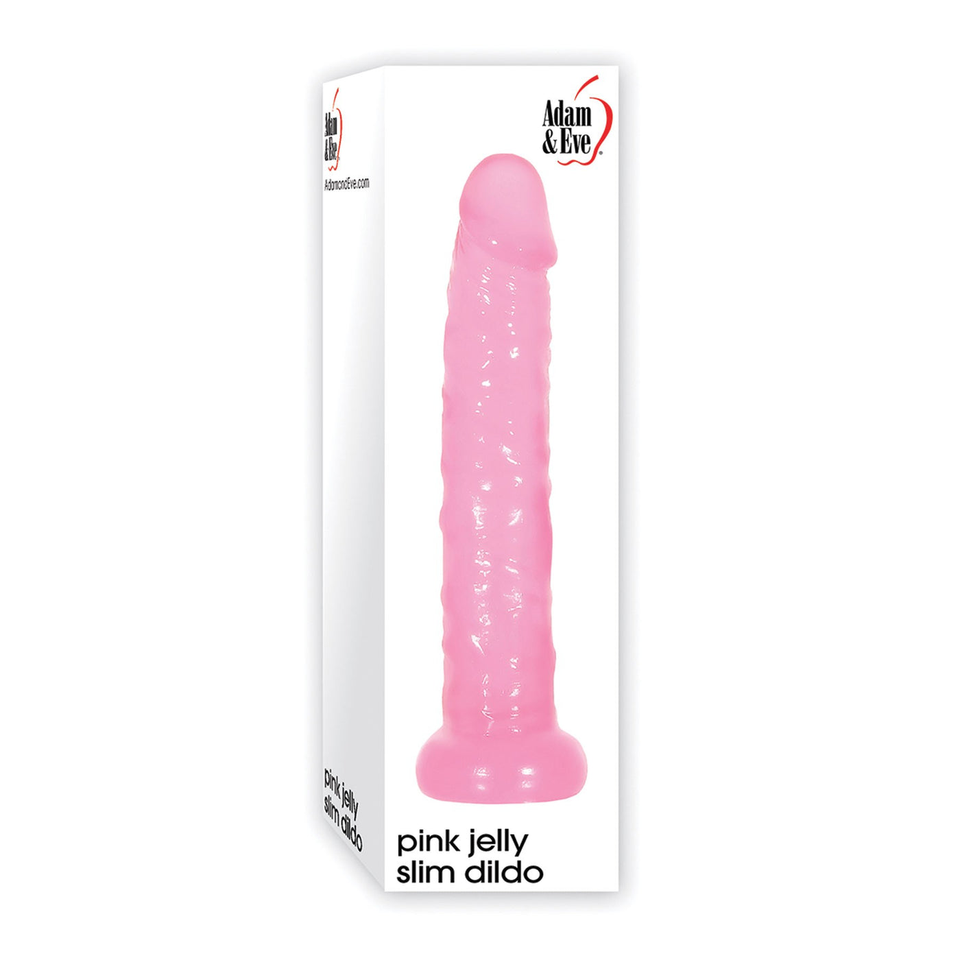 Pink Jelly Slim Dildo