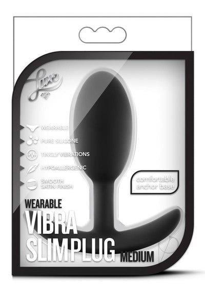 Luxe Vibrating Slim Plug Medium