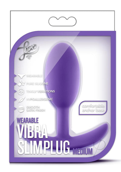 Luxe Vibrating Slim Plug Medium