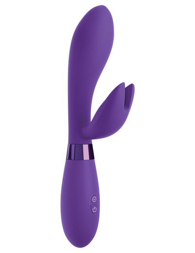 OMG! Rabbits #Bestever Silicone Vibrator - Purple