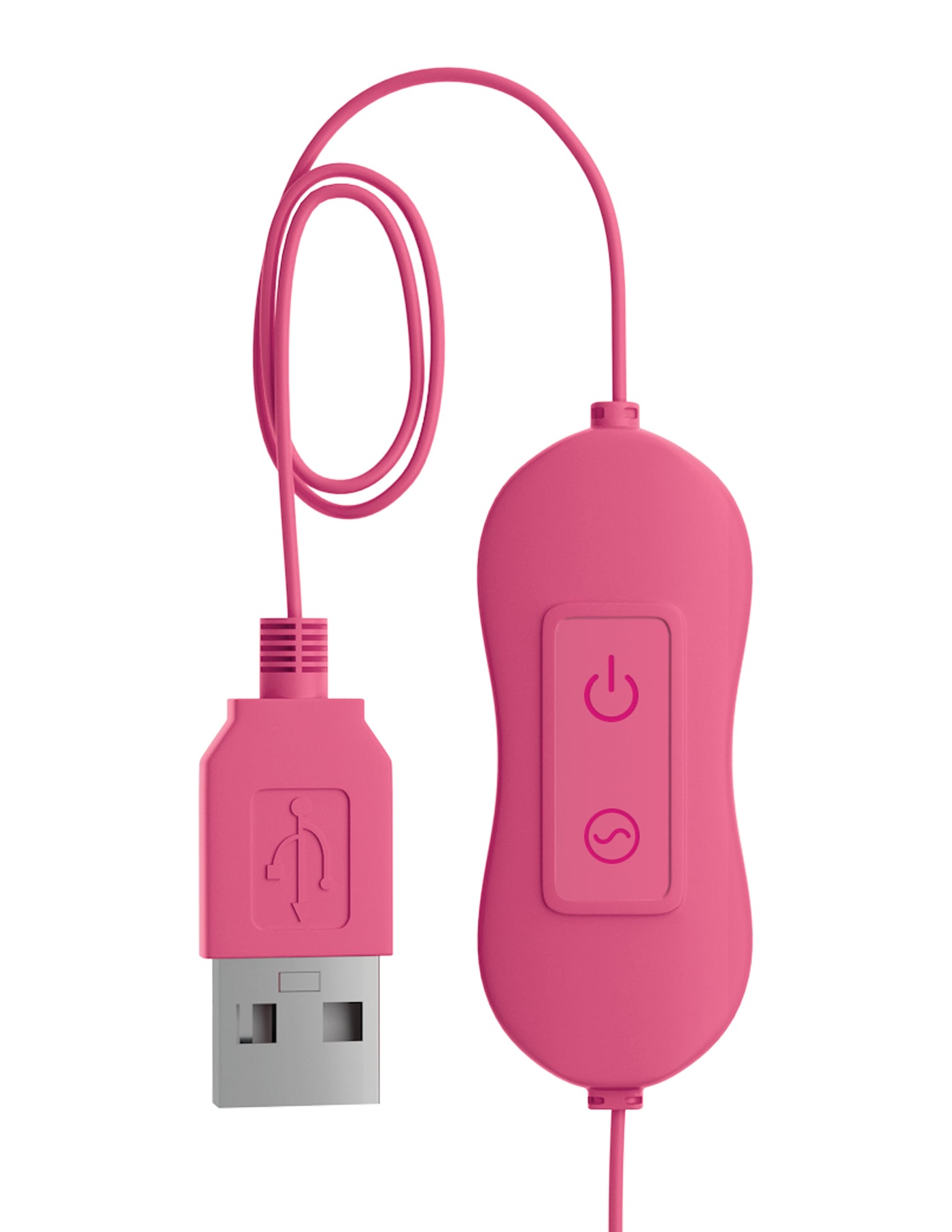 OMG! Bullets #Cute USB Vibrating Bullet - Pink