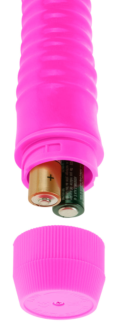 Neon Ribbed Rocket - Pink