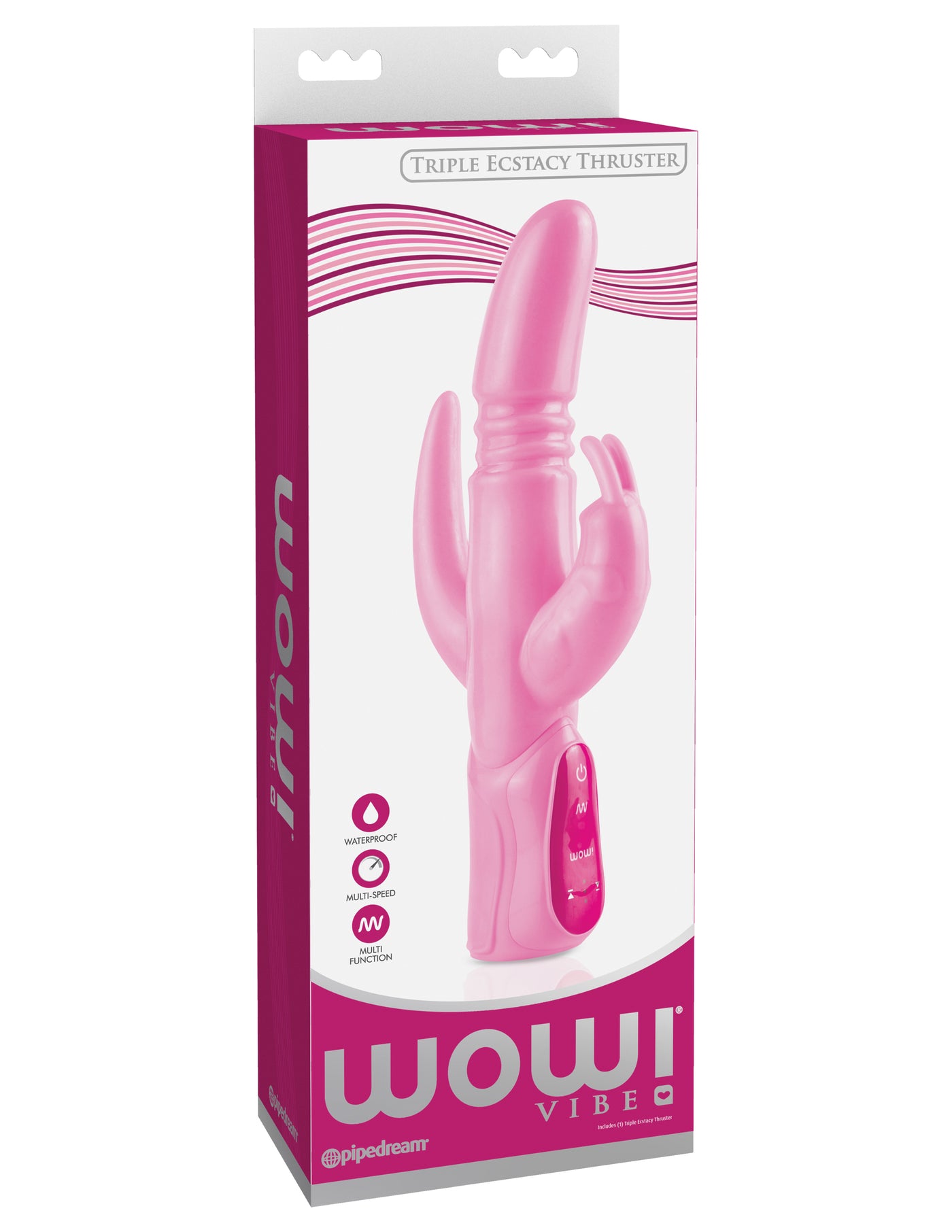 WOW! Triple Ecstacy Thruster - Pink