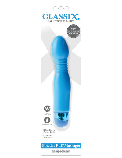 Classix Powder Puff Massager - Blue