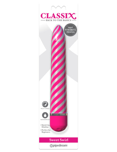 Classix Sweet Swirl Vibrator - Pink