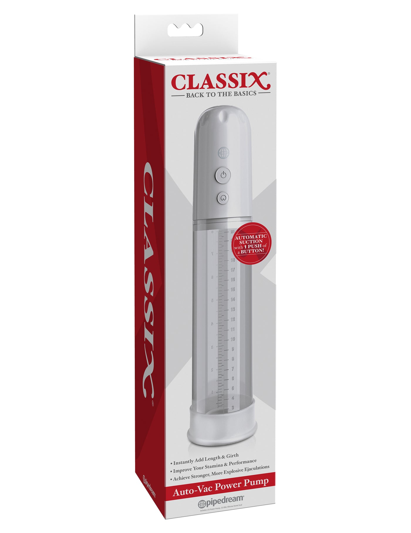 Classix Auto-Vac Power Pump - White