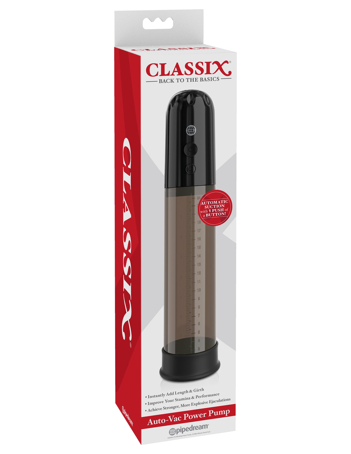 Classix Auto-Vac Power Pump - Smoke/Black