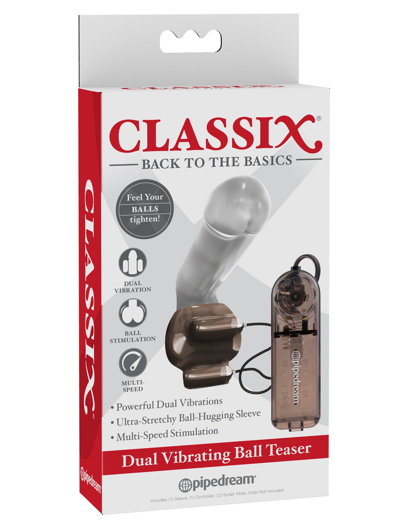 Classix Dual Vibrating Ball Teaser - Smoke