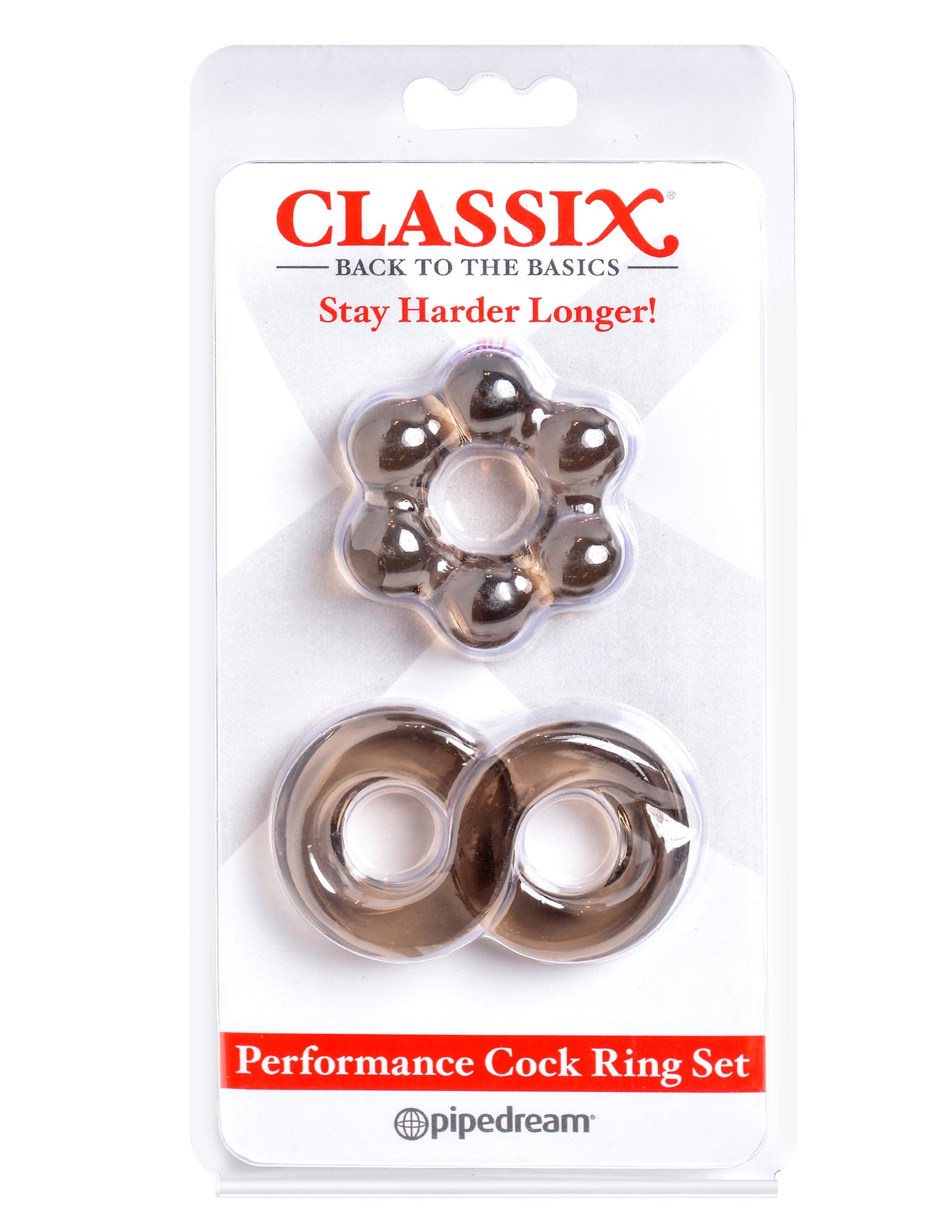 Classix Performace Cock Ring Set - Black