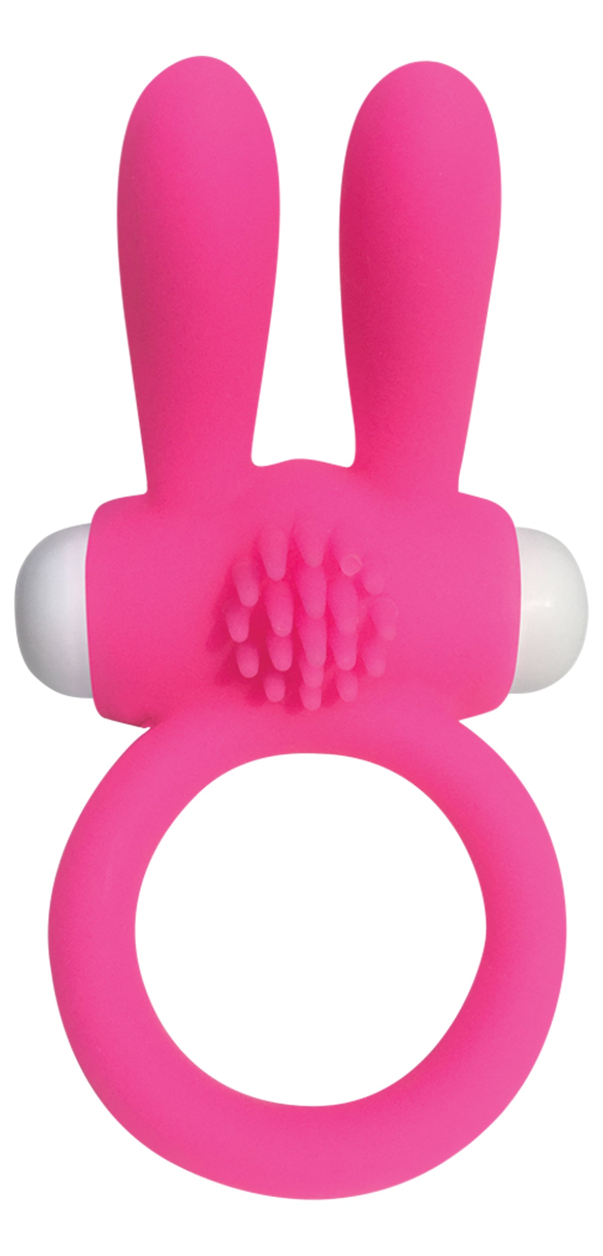 Neon Rabbit Ring - Pink/White