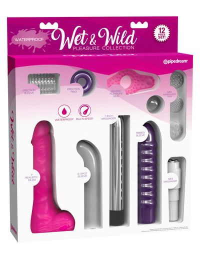 Pipedream Wet & Wild Pleasure Collection - Multi