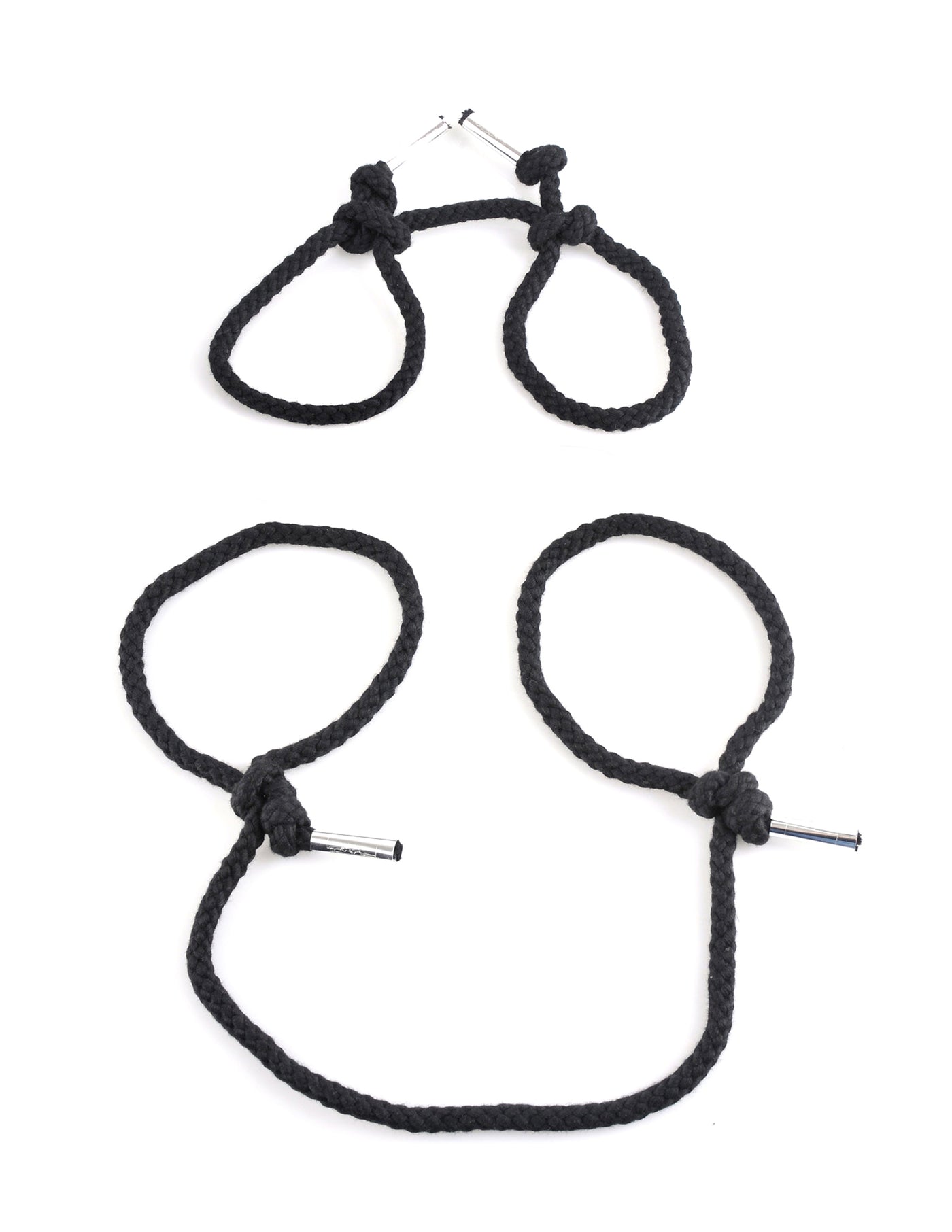 Fetish Fantasy Series Silk Rope Bondage Set - Black