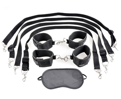 Fetish Fantasy Series Cuff & Tether Set - Black