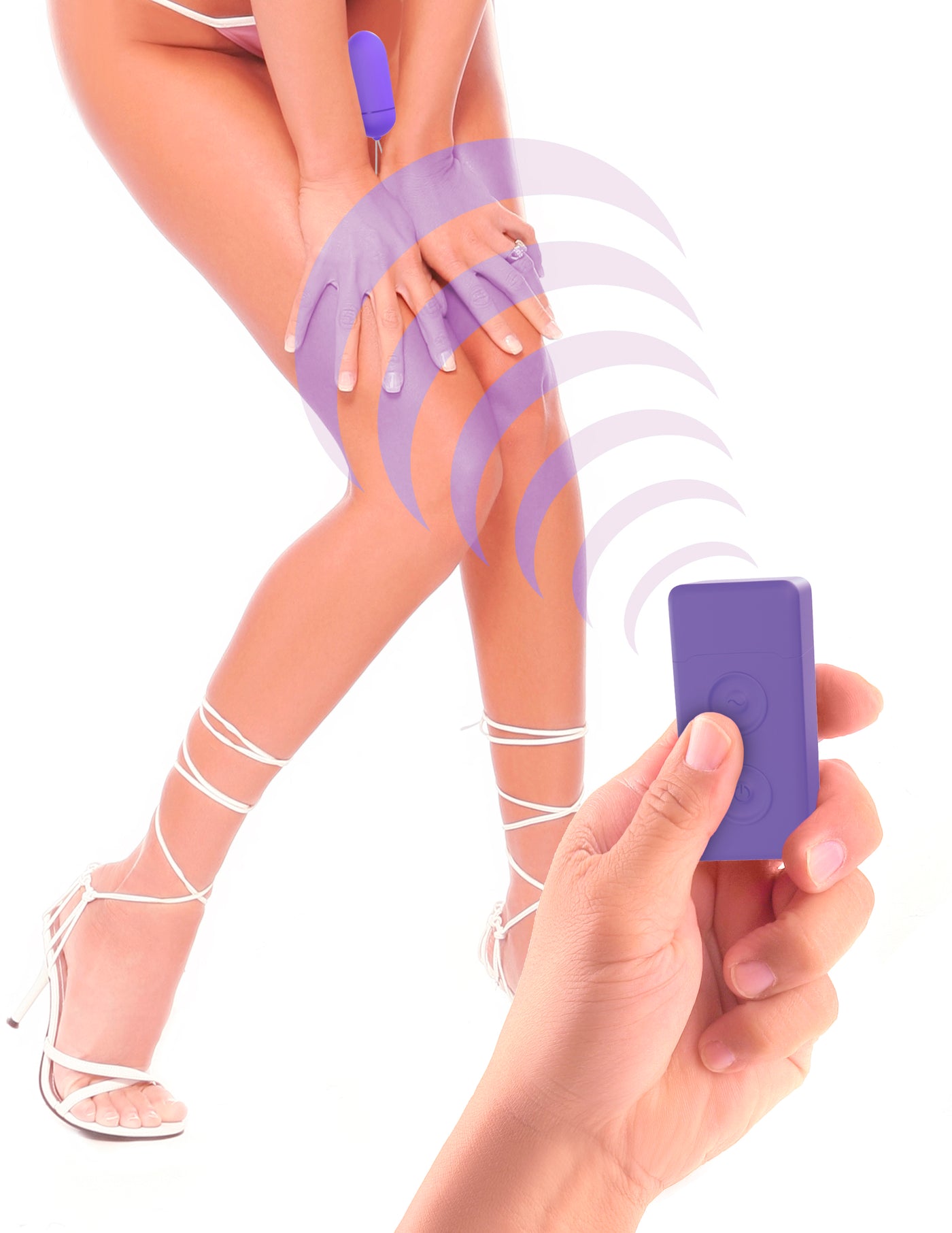 Neon Luv Touch Remote Control Bullet - Purple
