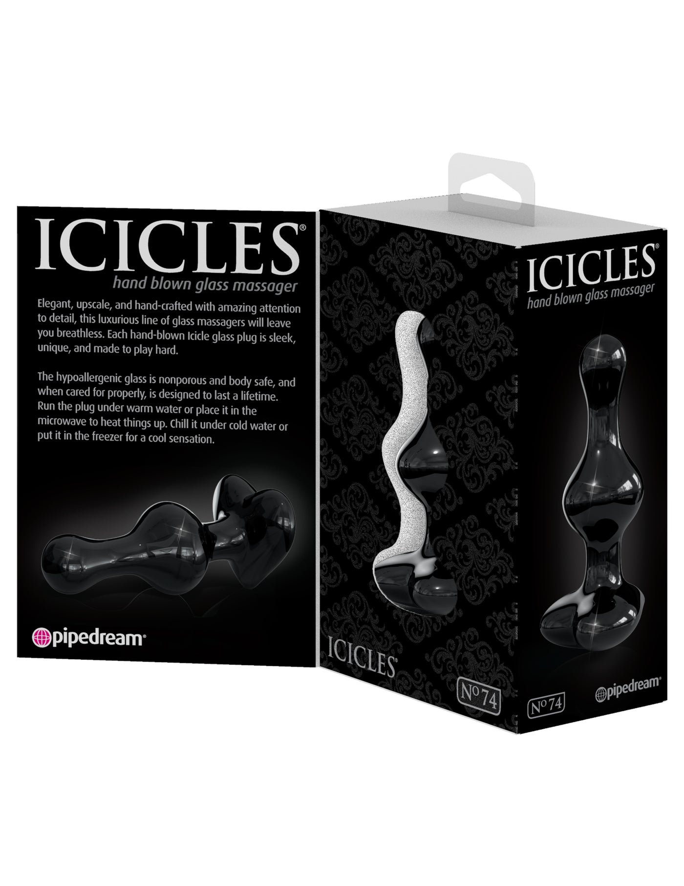 Icicles No. 74 - Black