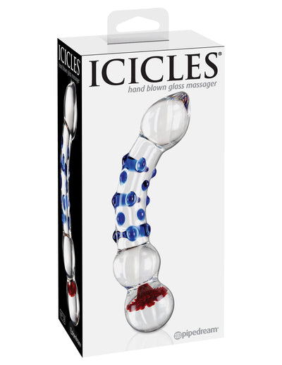 Icicles No. 18 - Clear/Blue