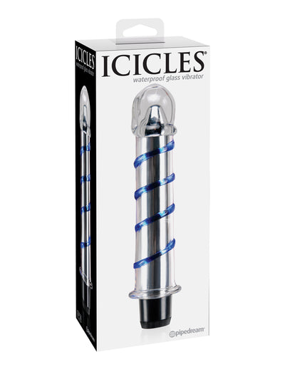 Icicles No. 20 - Clear/Blue