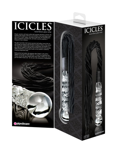 Icicles No. 38 - Clear/Black