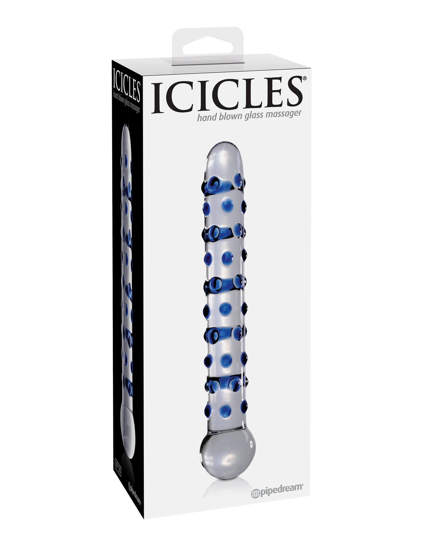 Icicles No. 50 - Clear/Blue