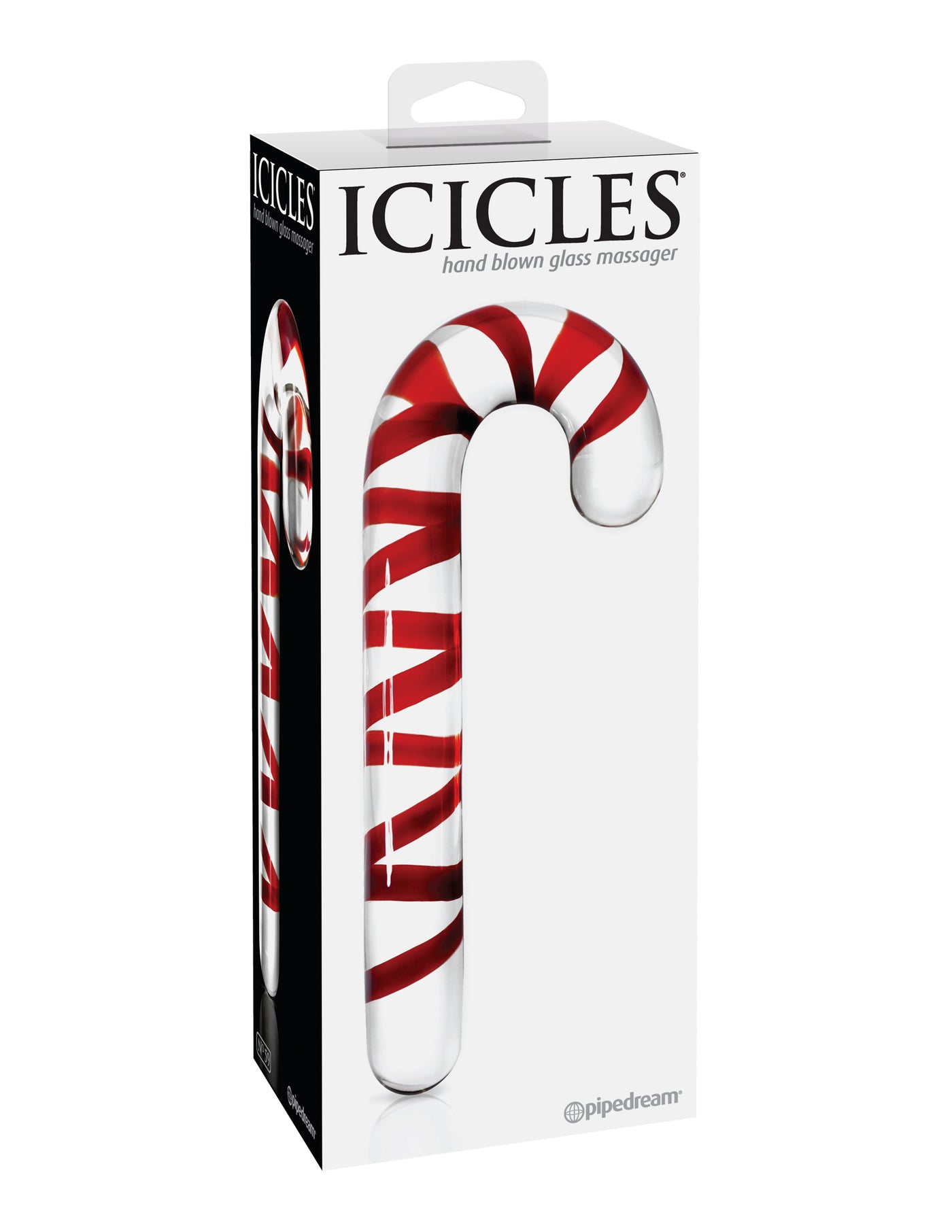 Icicles No. 59 - Clear/Red