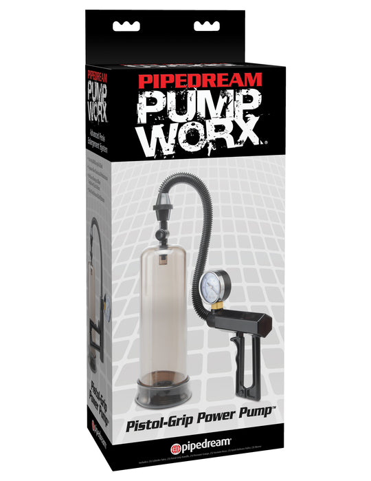 Pump Worx Pistol-Grip Power Pump - Clear/Black