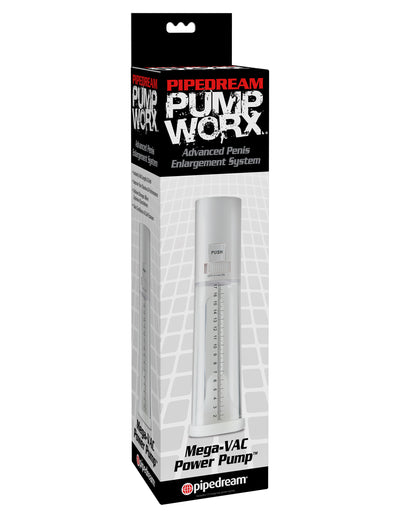 Pump Worx MEGA-VAC Power Pump - Clear/White