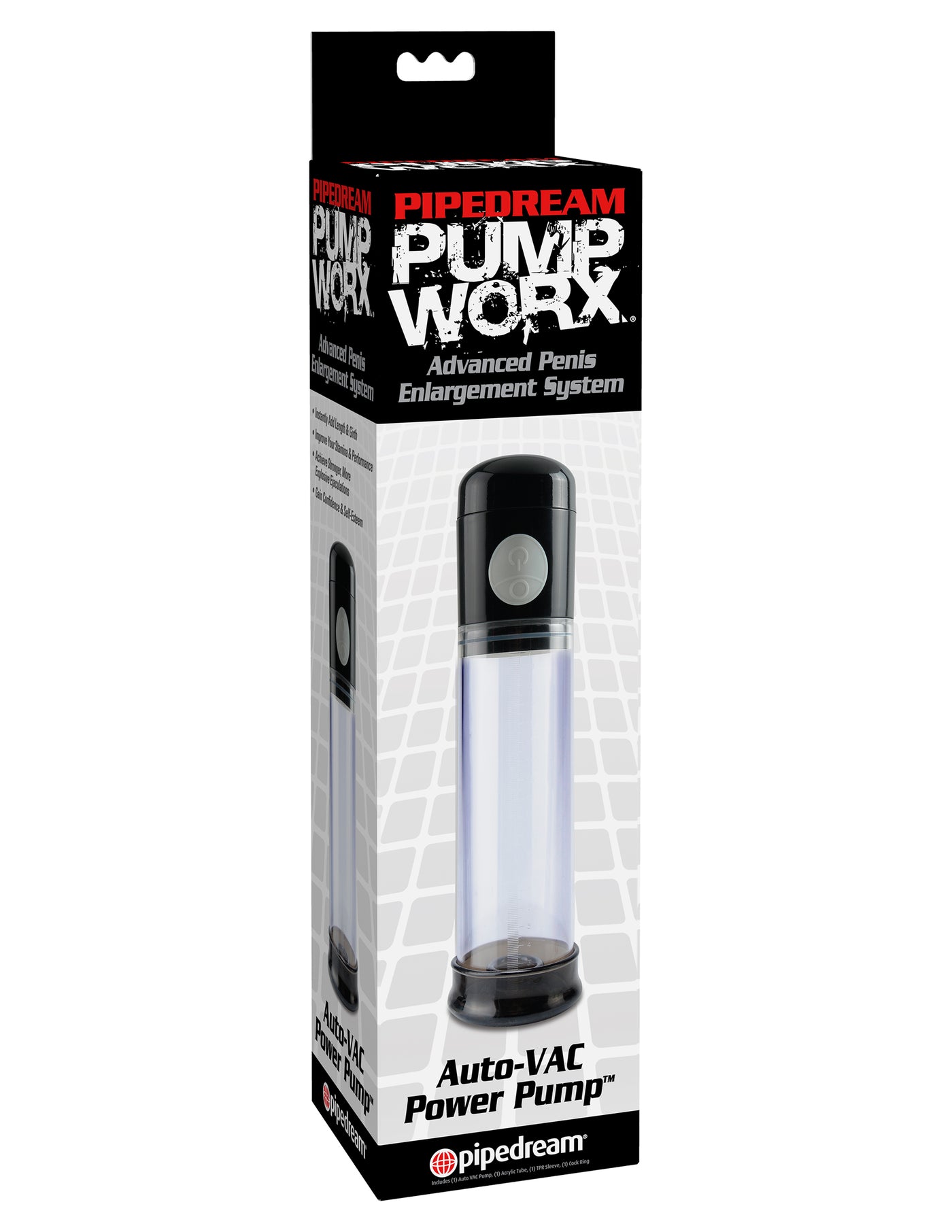 Pump Worx Auto-VAC Power Pump - Clear/Black