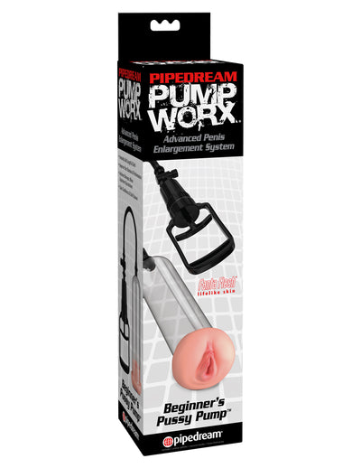 Pump Worx Beginner's Pussy Pump - Clear/Light/Black