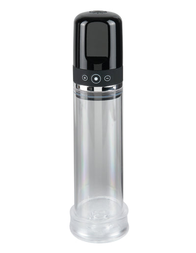 Pump Worx Rechargeable Auto-Vac Penis Pump - Clear/Black