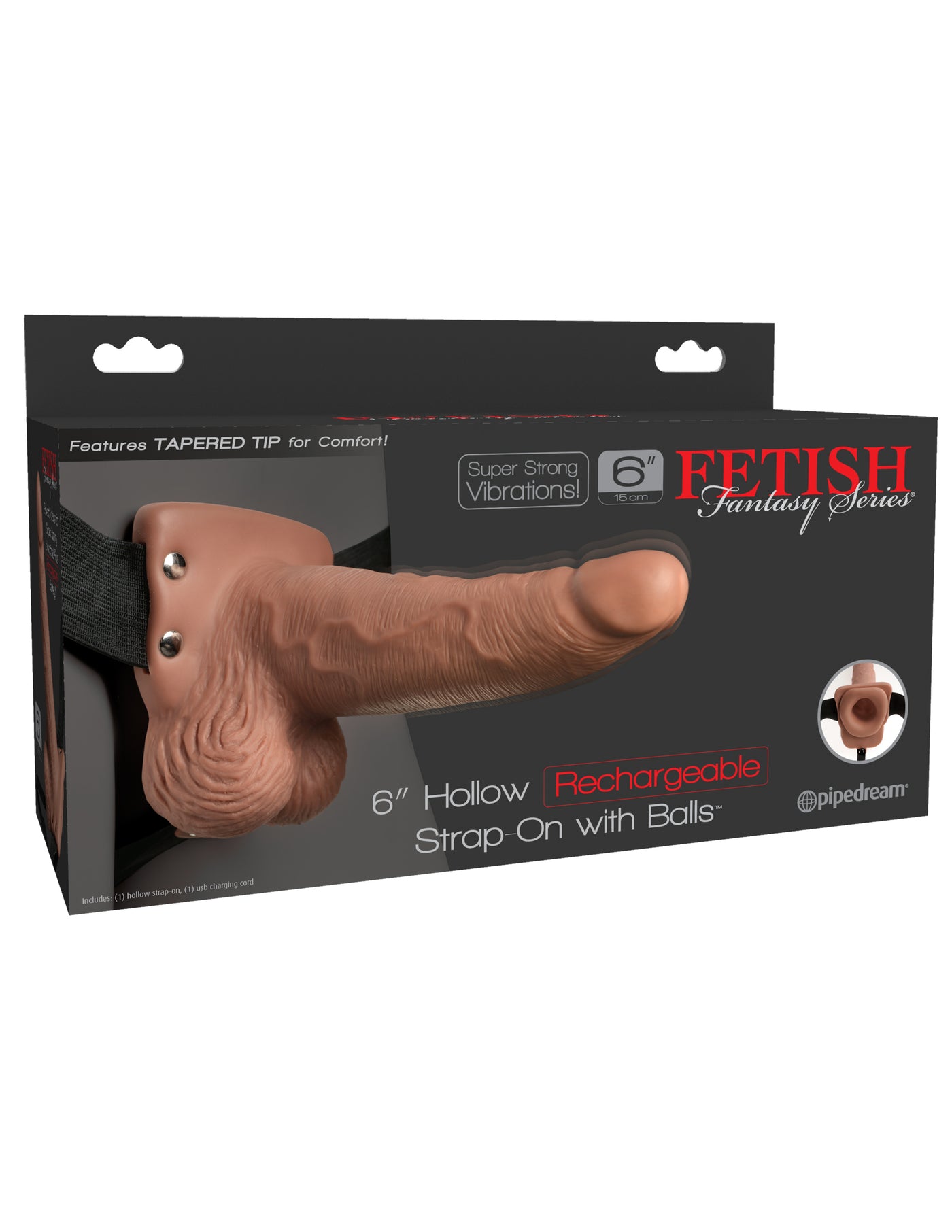 Fetish Fantasy Series 6" Hollow Strap-On