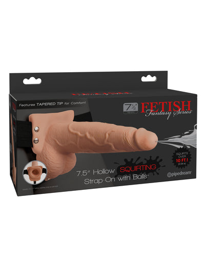 Fetish Fantasy Series 7" Squirting Hollow Strap-on