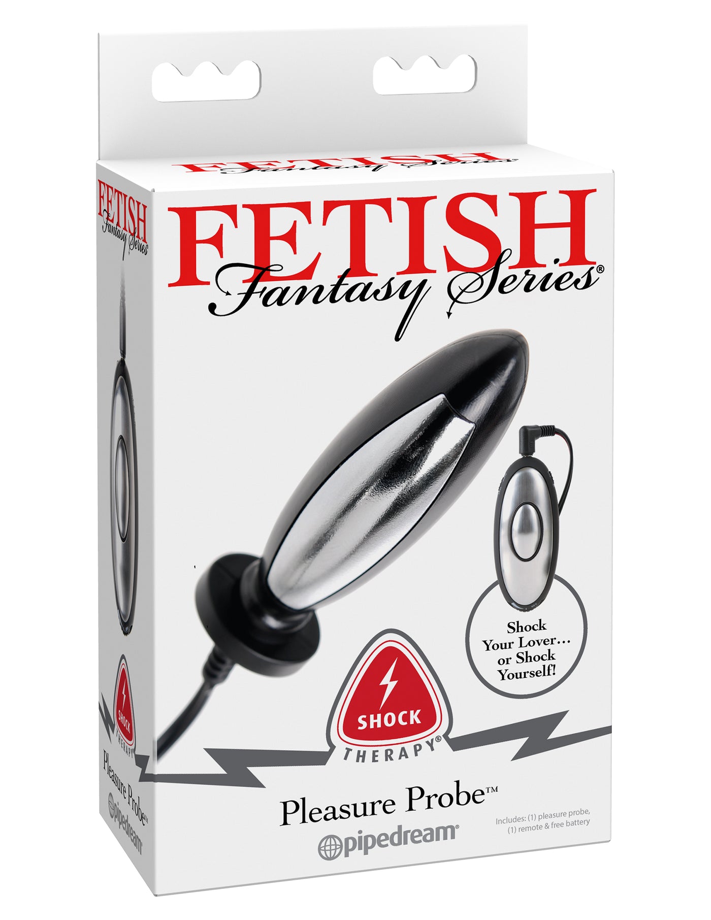 Fetish Fantasy Series Shock Therapy Pleasure Probe - Black/Silver