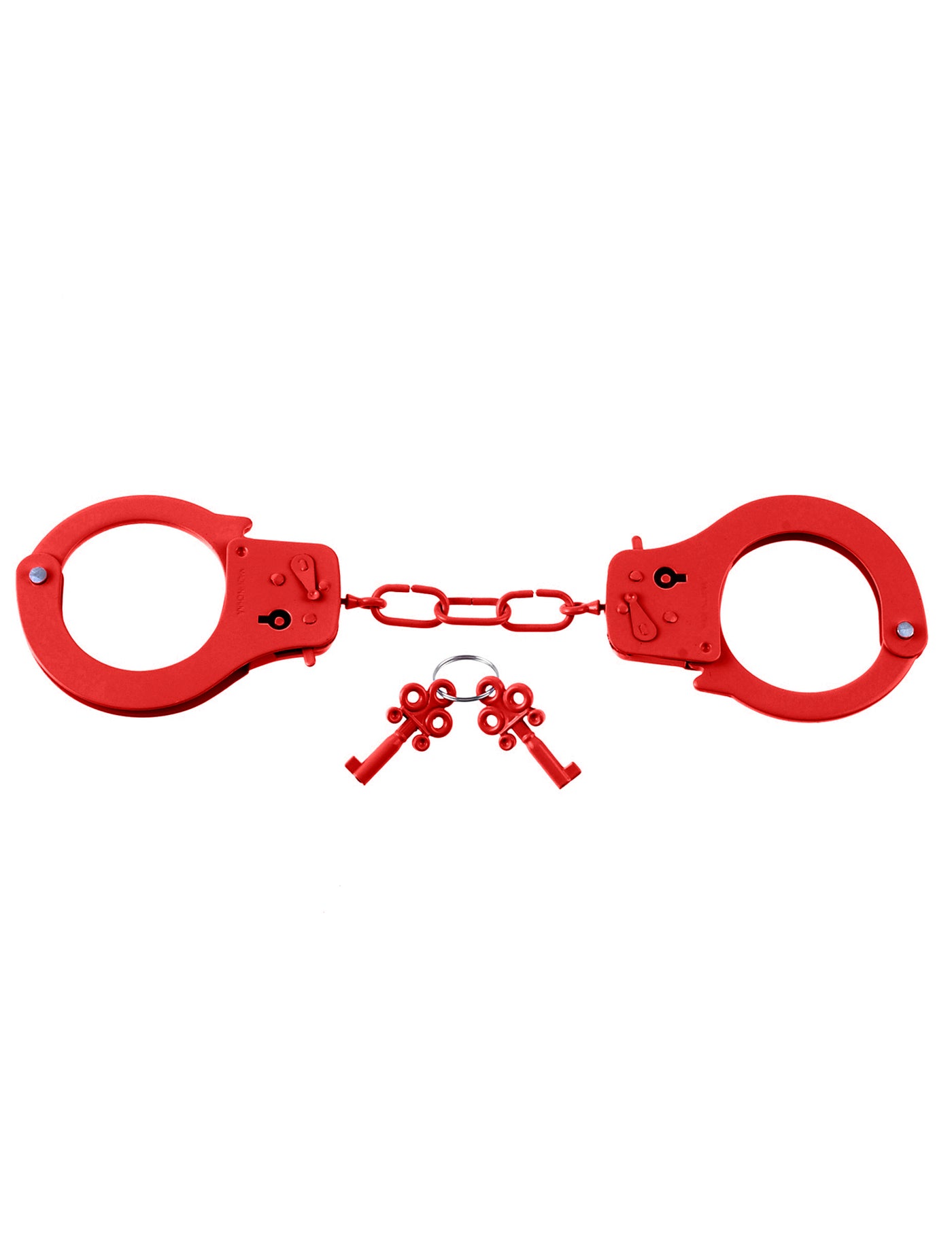 Fetish Fantasy Series Designer Metal Handcuffs - Red