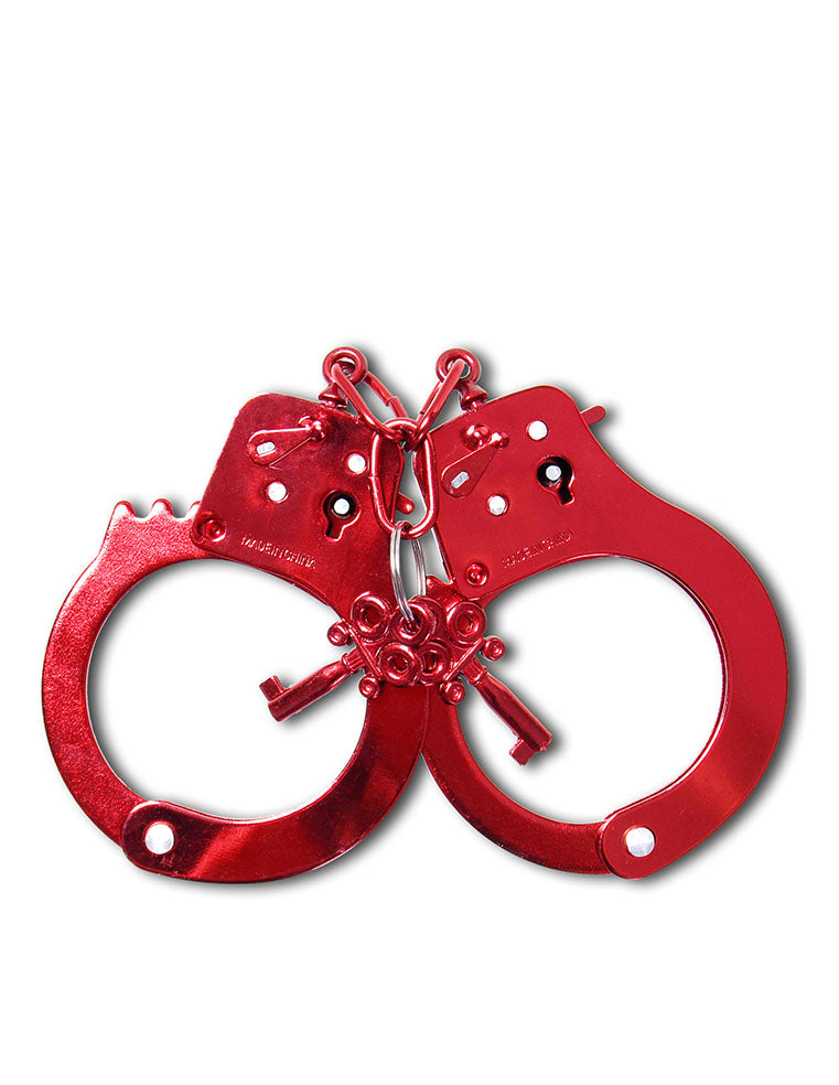 Fetish Fantasy Series Anodized Cuffs - Red