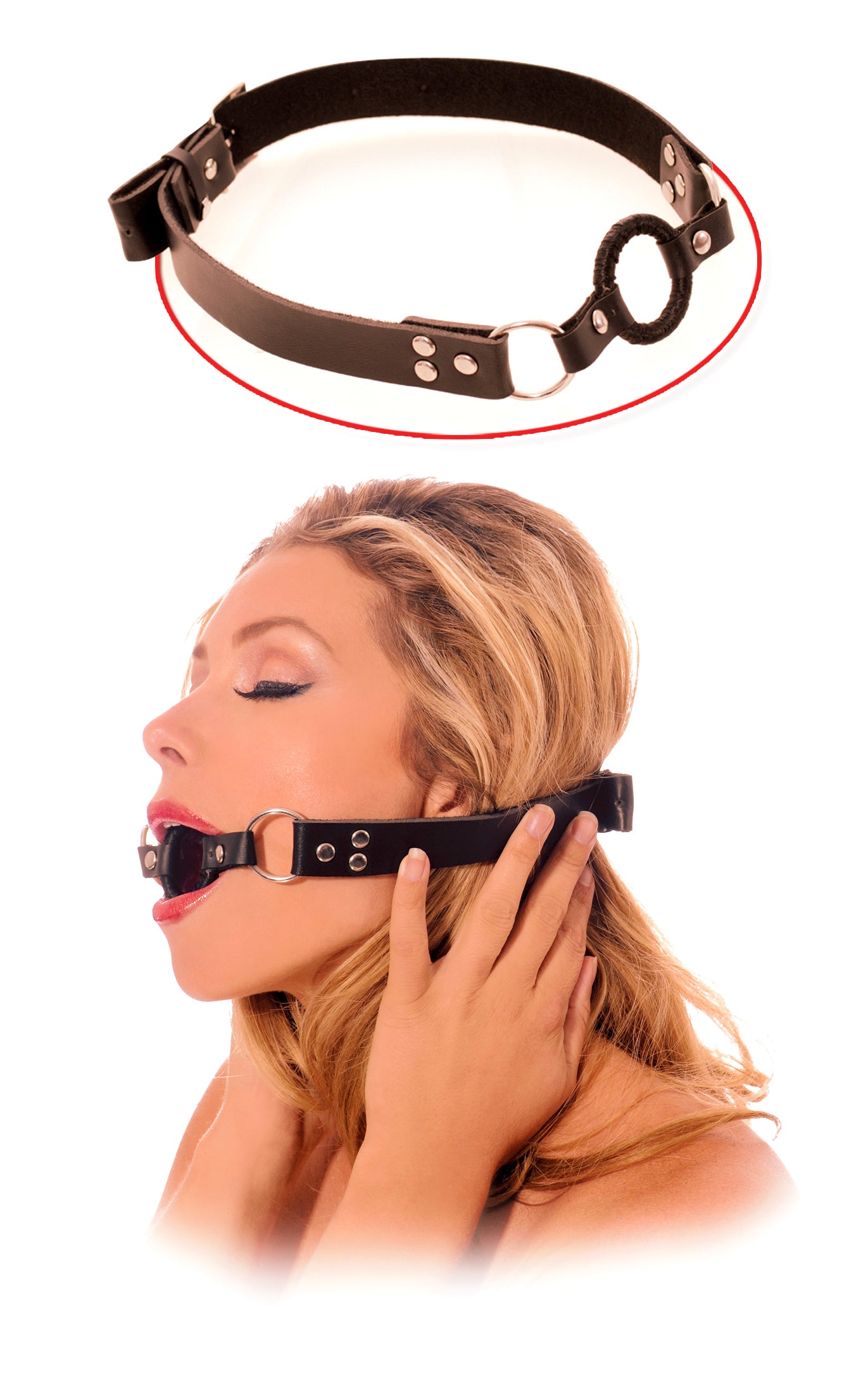 Fetish Fantasy Series Open Mouth Gag - Black