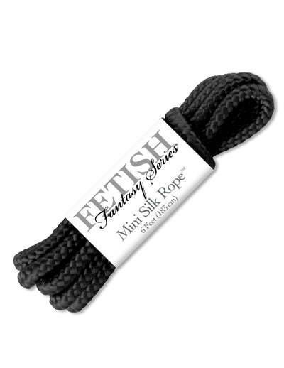 Fetish Fantasy Series Mini Silk Rope - Black