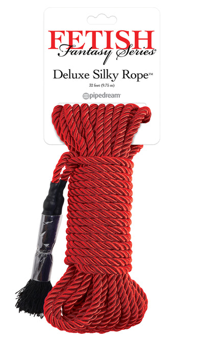 Fetish Fantasy Series Deluxe Silk Rope - Red