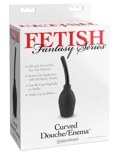 Fetish Fantasy Series Curved Douche/Enema - Black