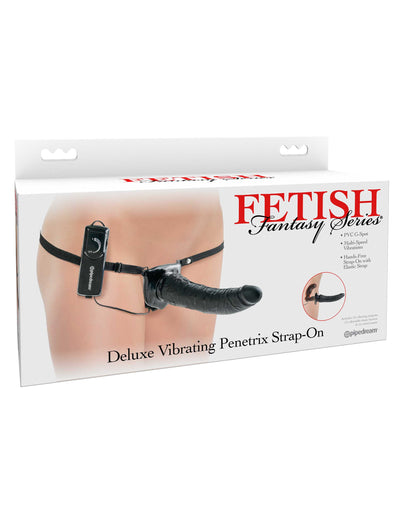 Fetish Fantasy Series Deluxe Vibrating Penetrix Strap-On - Black