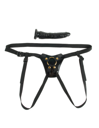 Fetish Fantasy Gold Designer Strap-On - Black