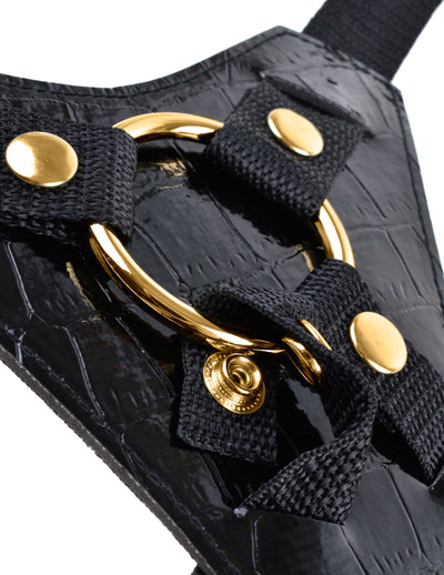 Fetish Fantasy Gold Designer Strap-On - Black