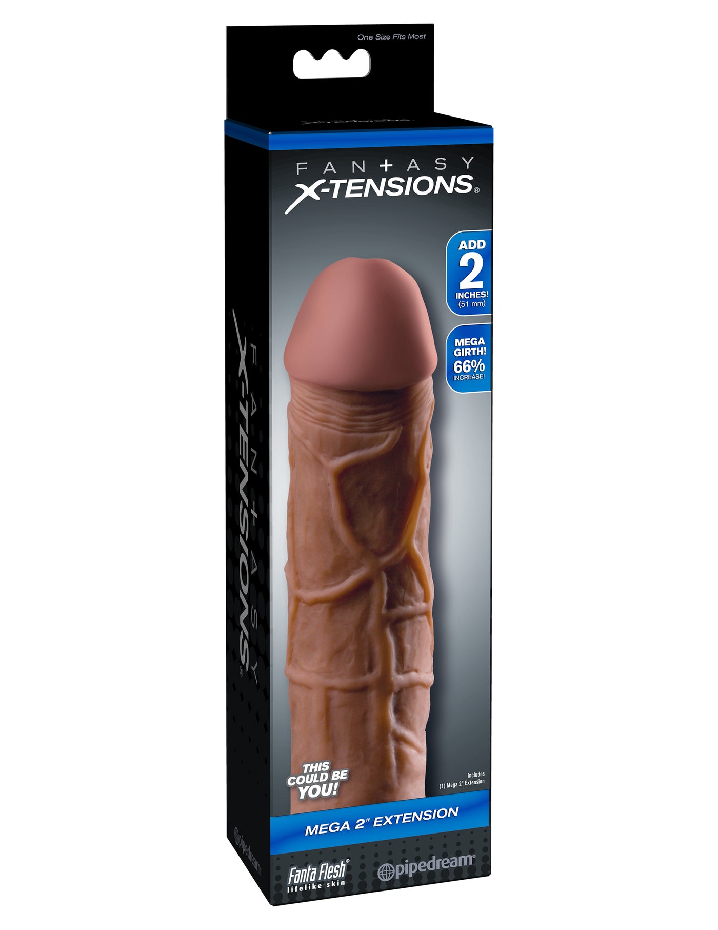 Fantasy X-tensions Mega 2" Extension - Brown