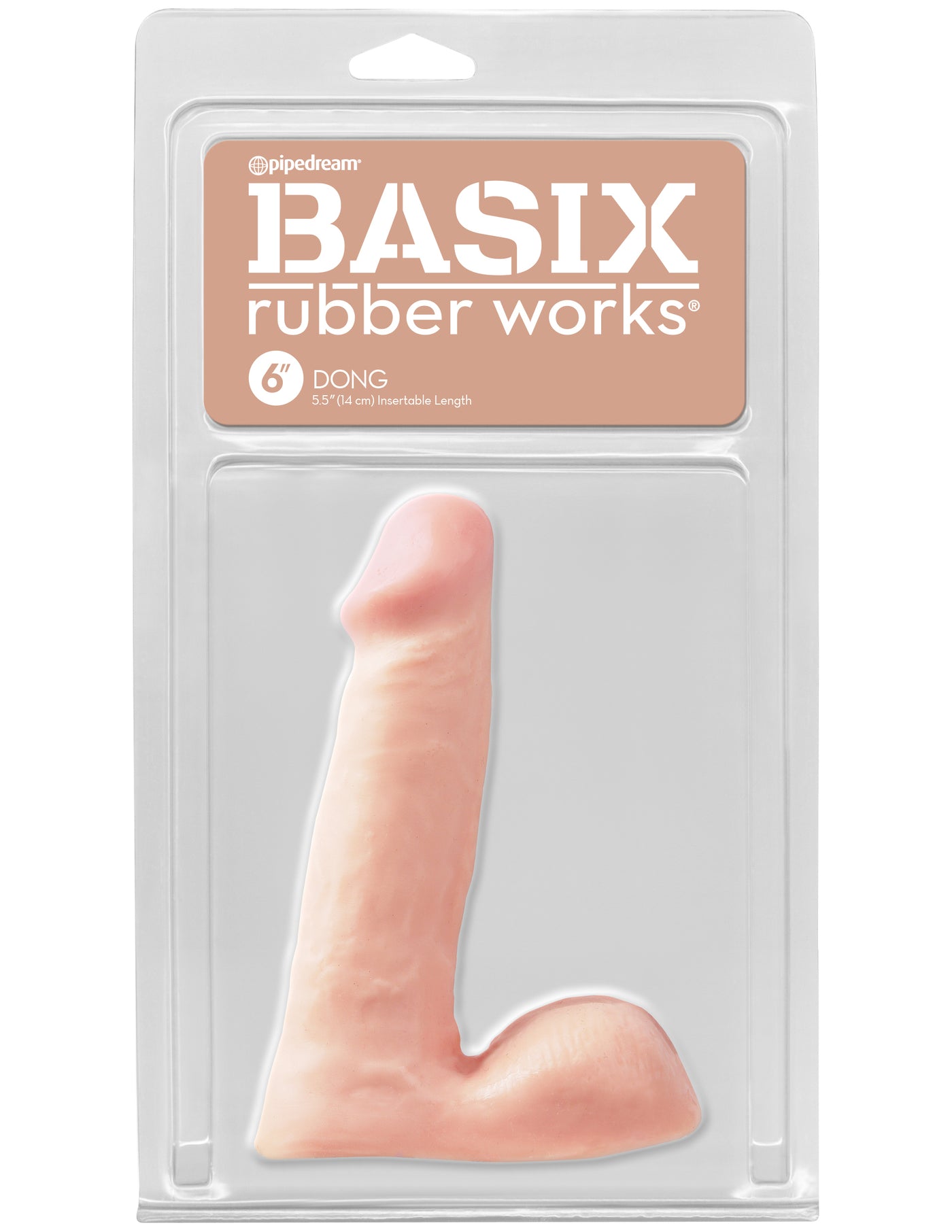 Basix Rubber Works 6" Dong - Light