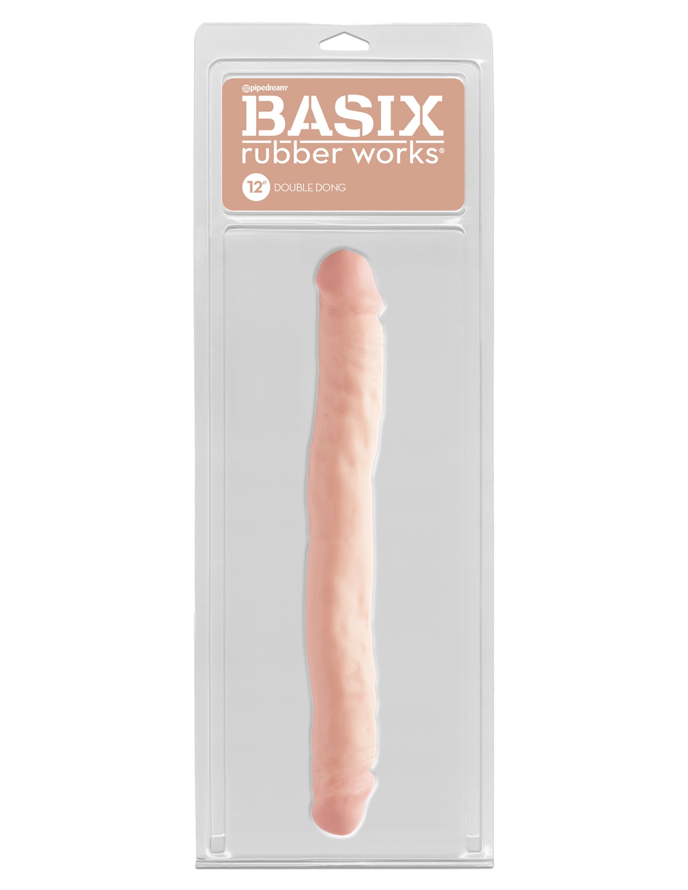 Basix Rubber Works 12" Double Dong - Light