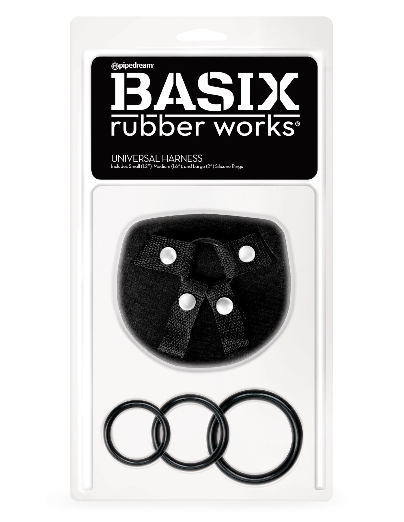 Basix Rubber Works Universal Harness - Black