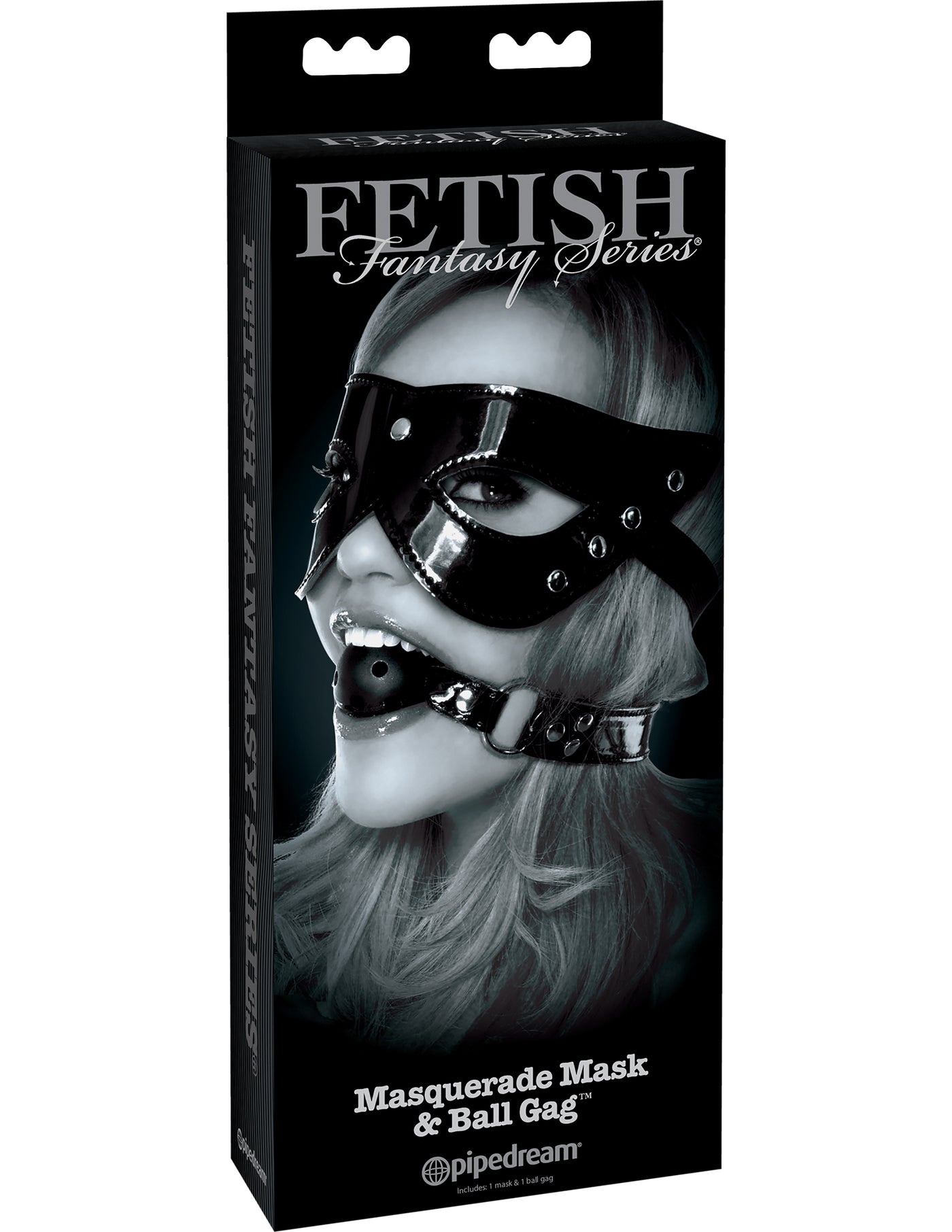 Fetish Fantasy Series Limited Edition Masquerade Mask & Ball Gag - Black