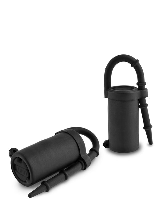 Fetish Fantasy Series Limited Edition Vibrating Silicone Nipple Teazers - Black