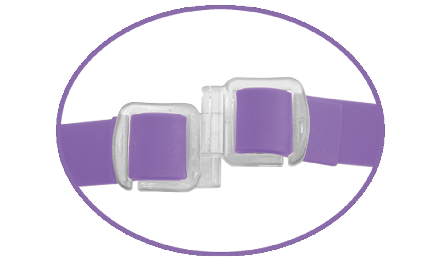 Fetish Fantasy Elite Vibrating Double Delight Strap-On - Purple